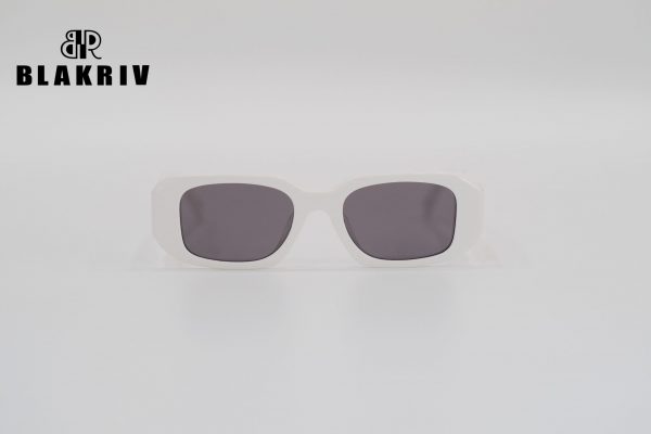 BlakRiv Logo Black Rectengle Women Sunglasses
