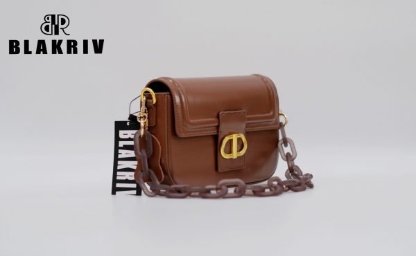 BlakRiv Sigourney Crossbody Bag In Brown - Image 3