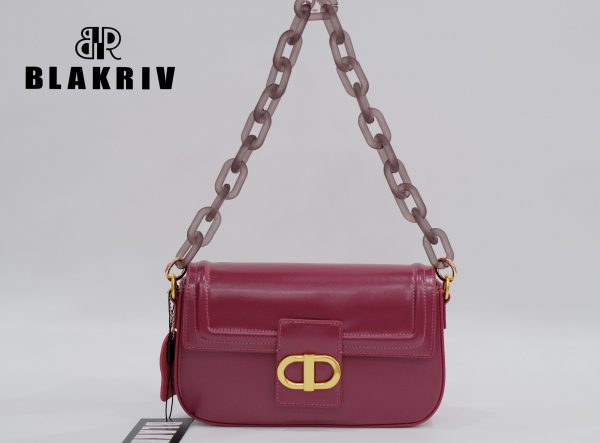 BlakRiv Sigourney Crossbody Bag In Red - Image 2
